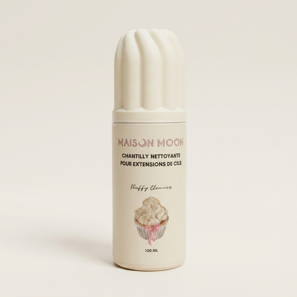 Chantilly nettoyante pour extensions de cils Maison Moon