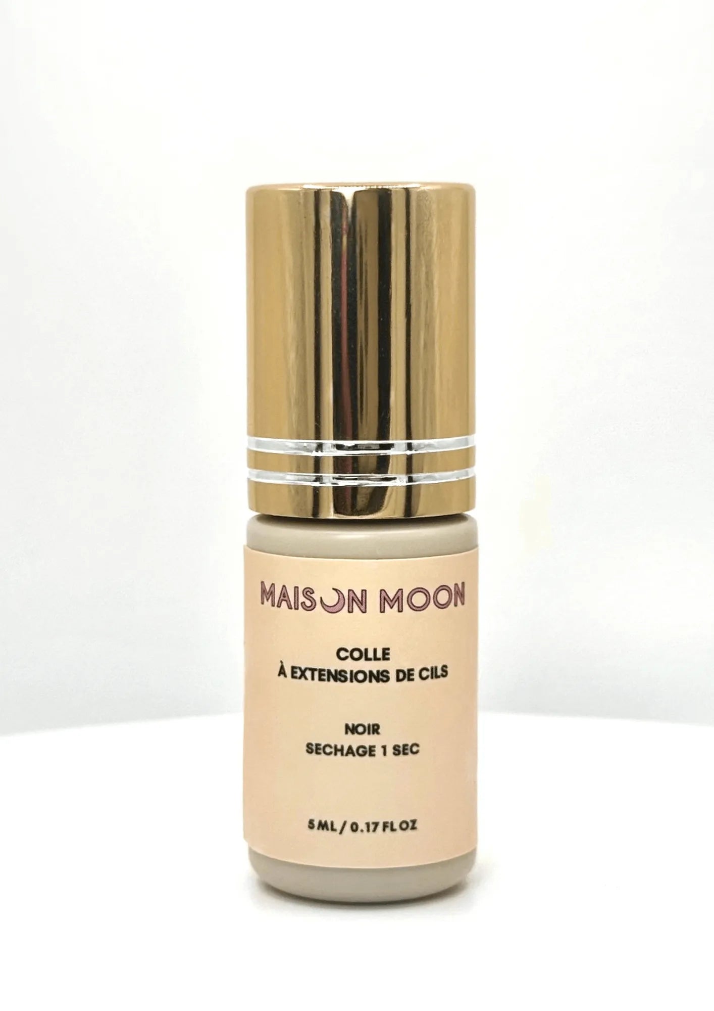 Colle à extensions de cils 1 seconde conçue pour des rétentions jusqu'à 6 semaines Maison Moon pour techniciennes de cils professionnelle.